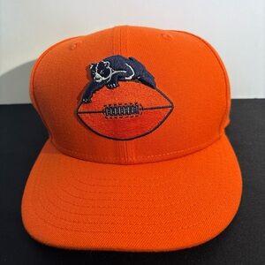 New Era Orange & Gray Fitted Cap 7 1/4
